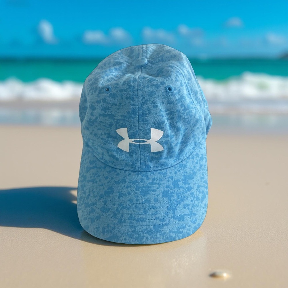 Under Armour Women’s HeatGear Hat – Blue Speckled OSFA Adjustable